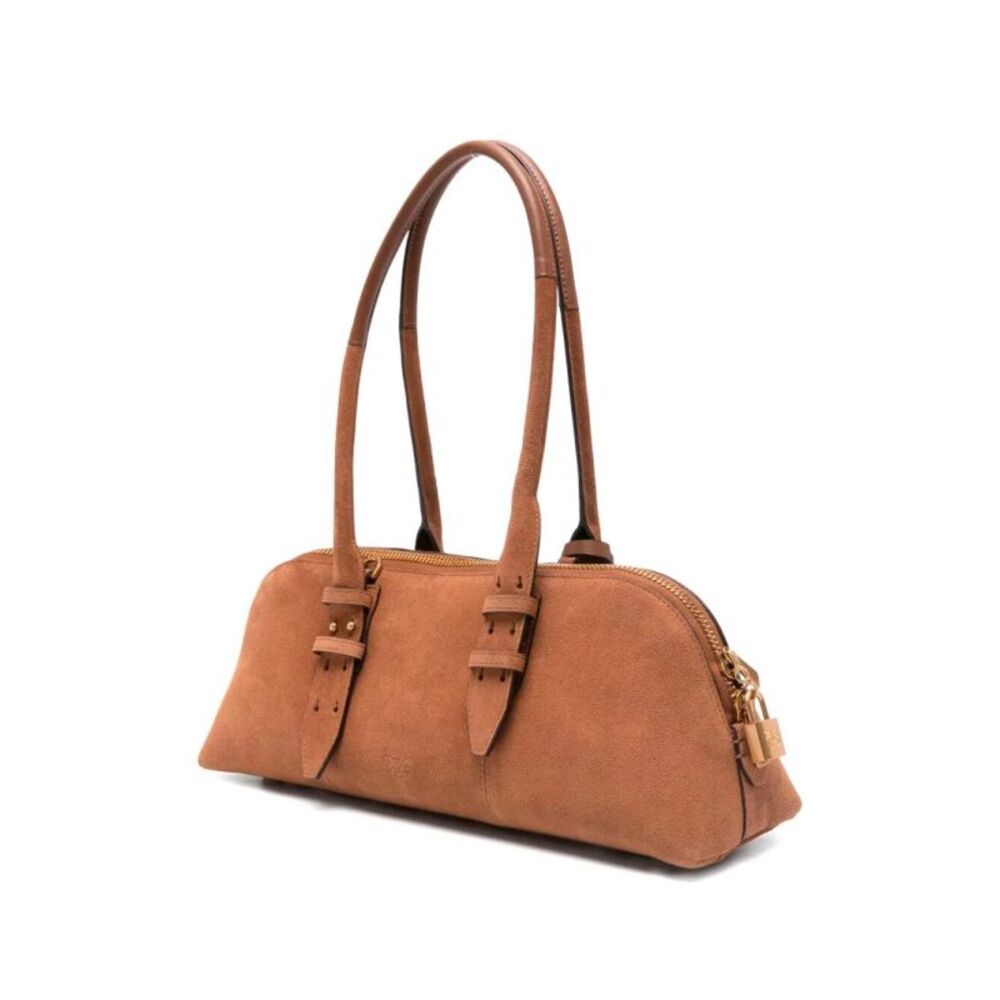 Pinko Women Big Bowling Bag `Horizontal` - Picture 2 of 4